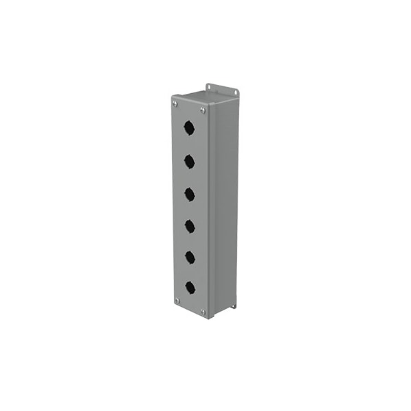 Captive Screws Electrical Enclosures, 14-3/4 in H, 2-3/4 in D, 3-1/4 in W, NEMA 12, Steel