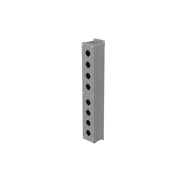 Captive Screws Electrical Enclosures, 20-1/4 in H, 2-3/4 in D, 3-1/4 in W, NEMA 12, Steel