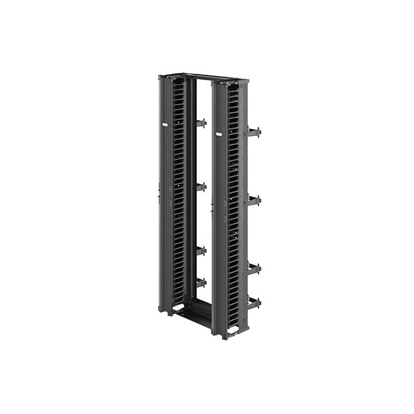 Open Frame Rack, 19 In x 45u, Black, Alu
