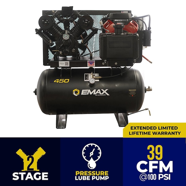EGES 18HP 30 Gallon Gas Air Compressor