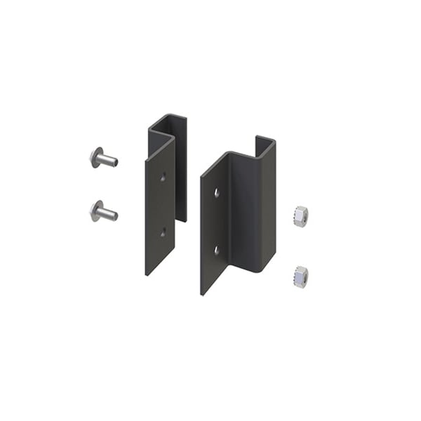 Seismic Cabinet Joining Kit, Black, Stee