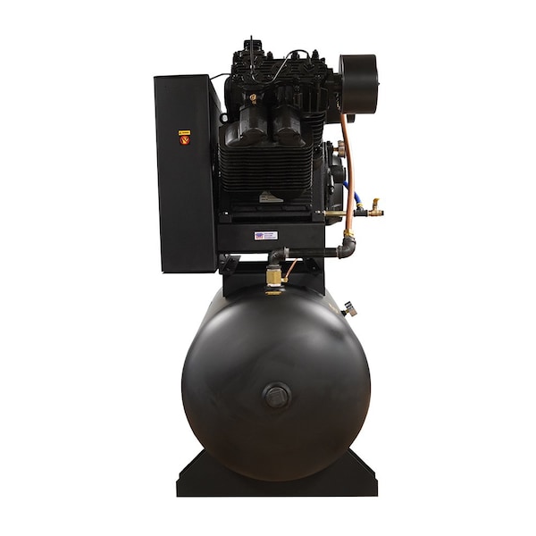 EP 25HP Horizontal 120 Gallon Air Compressor, 3 Phase