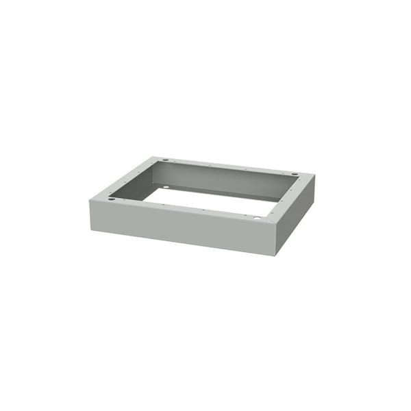 Plinth Base, 700x600mm, Gray, Aluminum