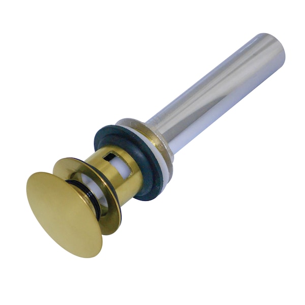 Brass, Bathroom Sink Drain, Push Pop-Up Drain