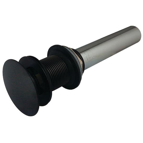 Brass, Bathroom Sink Drain, Push Pop-Up Drain without Overflow