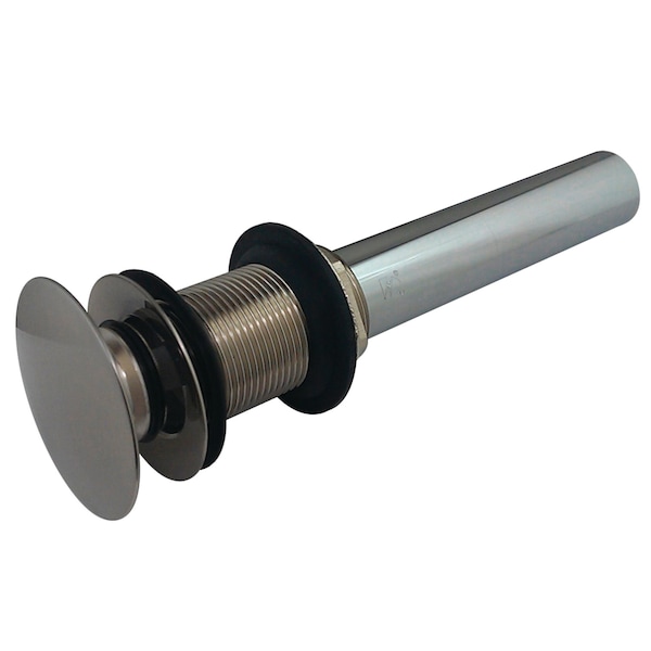 Brass, Bathroom Sink Drain, Push Pop-Up Drain without Overflow