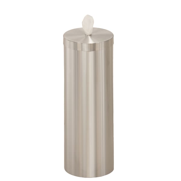 Dispenser/Storage, Baseless, Silv