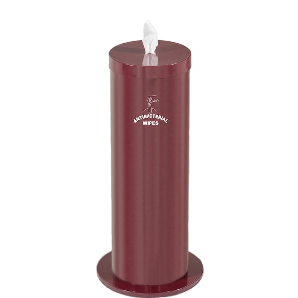 Dispenser/Storage, Logo, Burgundy