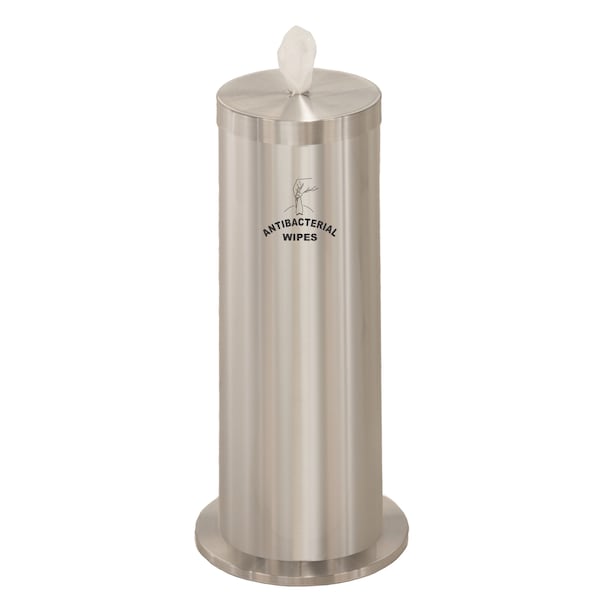 Dispenser/Storage, Logo, Silver