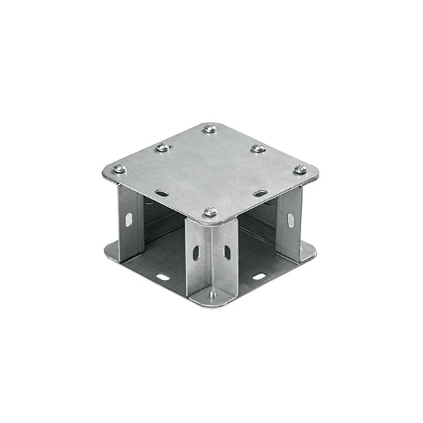 Galvanized 90-Degree Elbow-Tee-Cross, 10.00x10.00, Steel