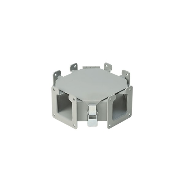 Cross Fitting, 12.00x6.00, Gray, Steel