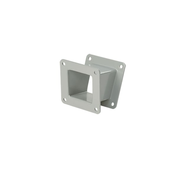 Elbow, 2.50x2.50, Gray, Steel 22.50 deg.r