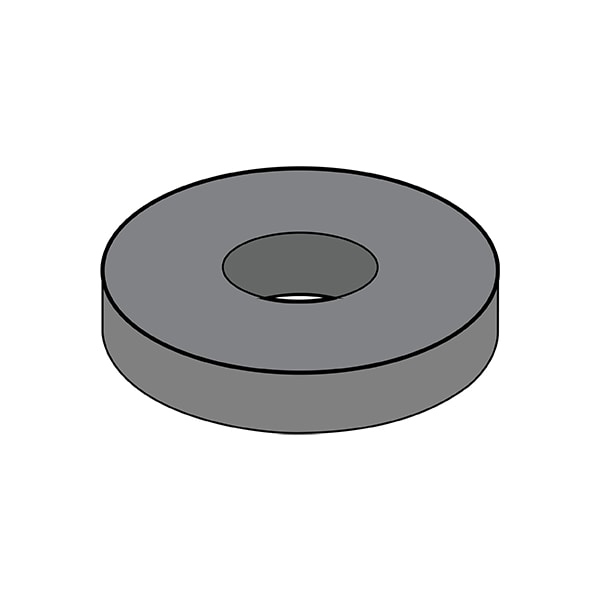 Flat Washer, For Screw Size 3/4" , Steel Plain Finish, 550 PK
