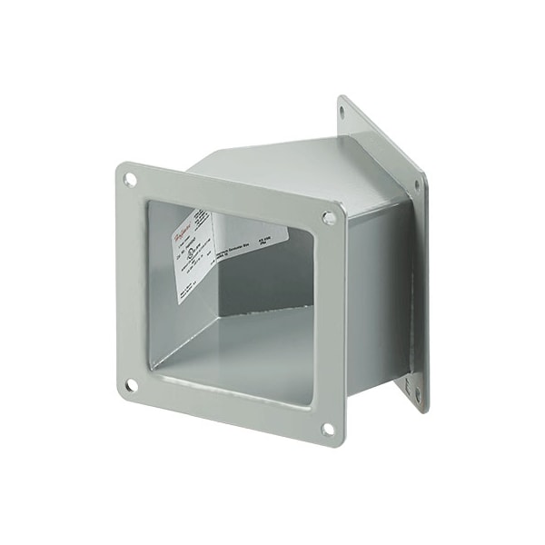 Elbow, 2.50x2.50, Gray, Steel 45 deg.