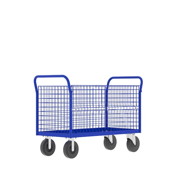 Cage Cart, 4-Sided 48"Wx24"D, 4-Sided Low