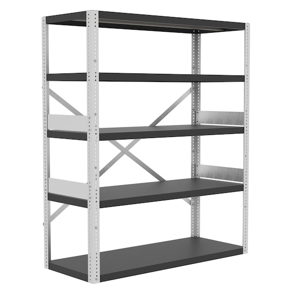 Preconfigured Open Shelving Kit, 60"Wx24