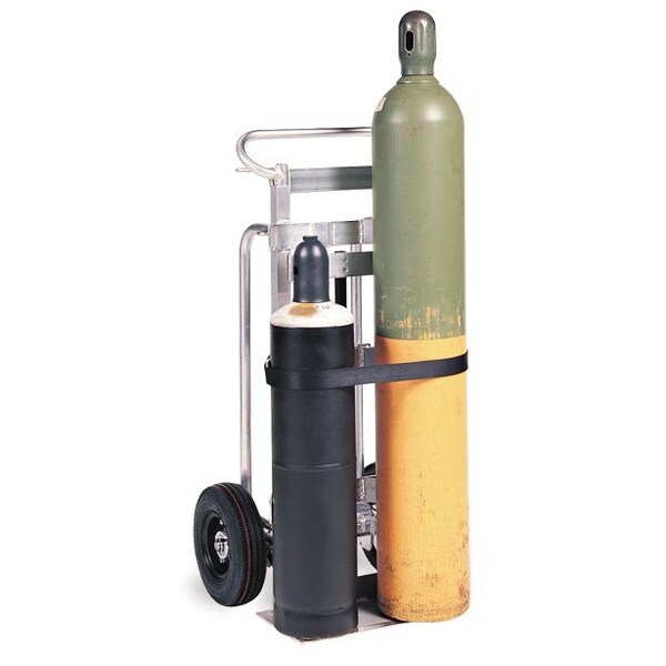 Double Cylinder Hand Truck, Aluminum Fra