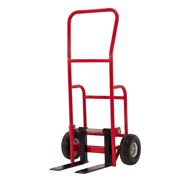 Industrial Hand Truck, Flat Forks, w/Mol