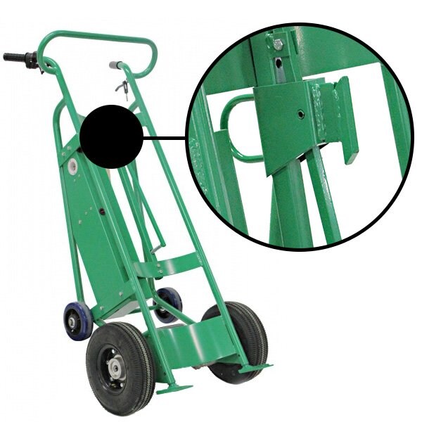 Powered Hand Truck, 800 lb, w/Pneumatic Wh