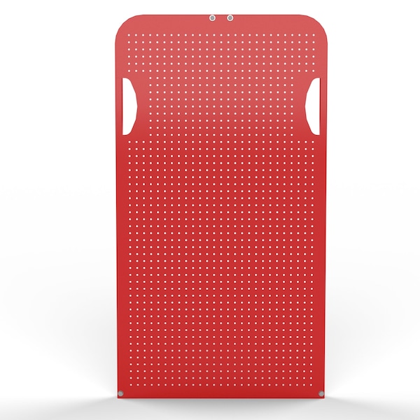 A-Frame Cart End Panel, Round-Peg Pegboa