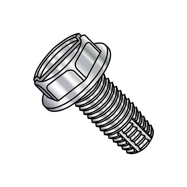 1/4-20X1 SLOT HEXWASH FT TCSF 18-8 STAINLESS STEEL, PK1000
