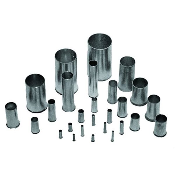 Wire Ferrule, Uninsulated, 1 AWG, PK100