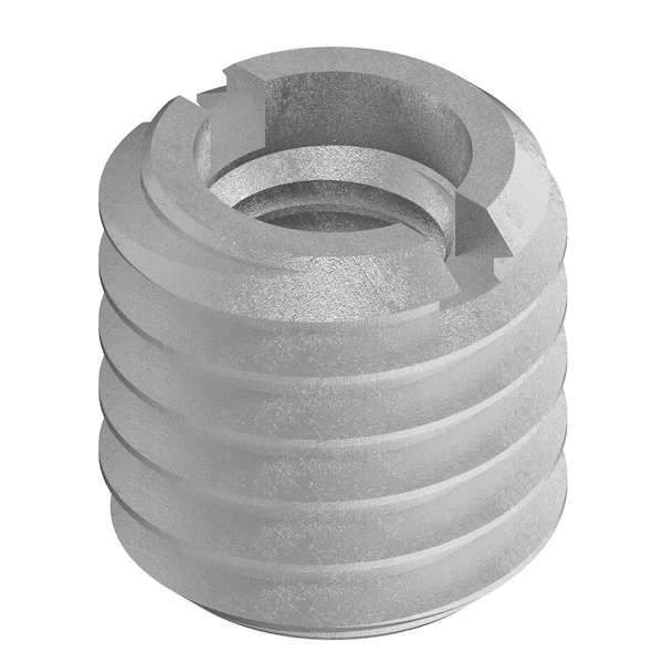 Standard Wall Self Locking Thread Insert, 1/4"-28 Int Thrd Sz, 18-8 Stainless Steel