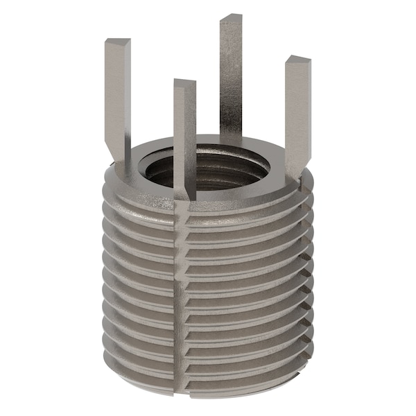 Key Locking Thread Insert, Heavy Wall, 4 Keys, M12-1.25 Int Thrd Sz, M18-1.50 Ext Thrd Sz, 10 PK