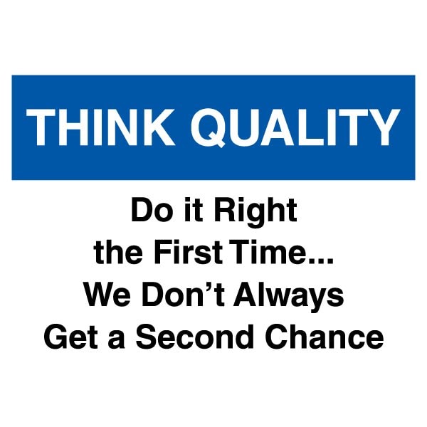 Lean Sign, PVC 10"x14", Do It Right, 60-1900-1014-L729