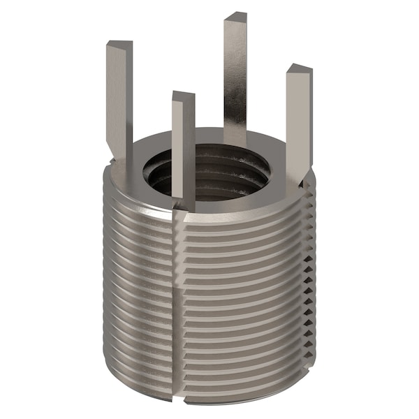 Key Locking Thread Insert, Extra Heavy Wall, 4 Keys, 1"-12 Int Thrd Sz, 1 1/2"-12 Ext Thrd Sz, 10 PK