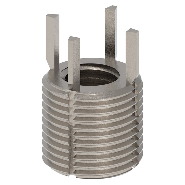 Key Locking Thread Insert, Extra Heavy Wall, 4 Keys, 9/16"-12 Int Thrd Sz, 7/8"-14 Ext Thd Sz, 10 PK