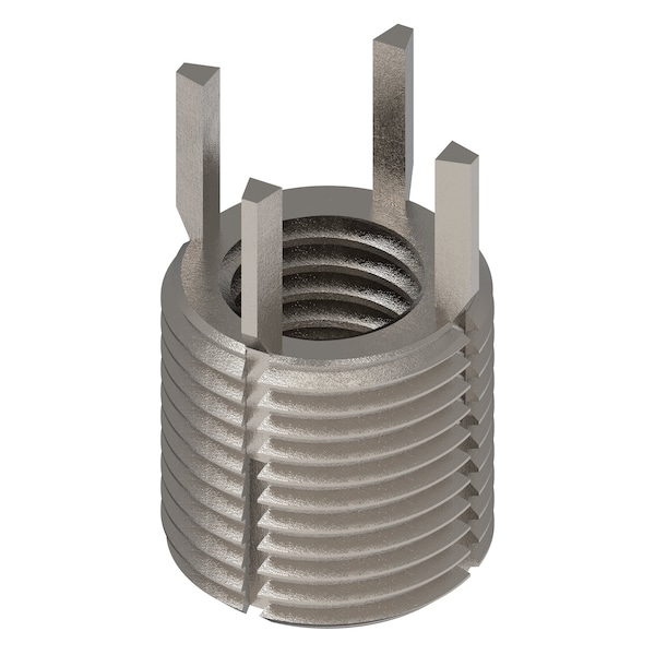 Key Locking Thread Insert, Heavy Wall, 4 Keys, 9/16"-12 Int Thrd Sz, 13/16"-16 Ext Thrd Sz, 10 PK