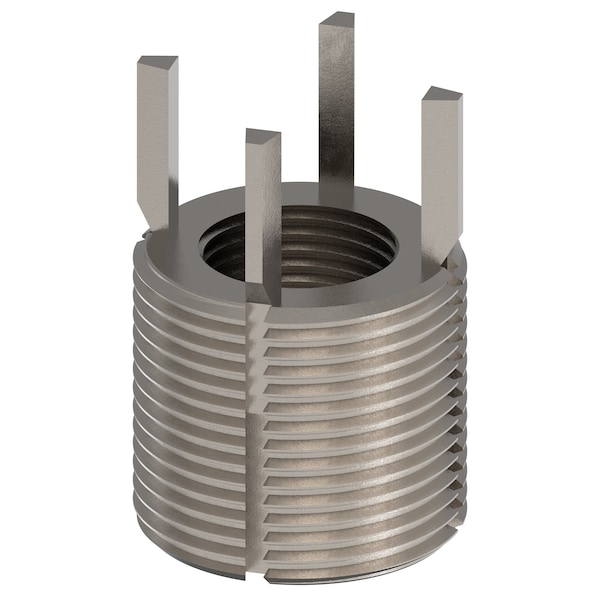 Key Locking Thread Insert, Extra Heavy Wall, 4 Keys, 7/8"-14 Int Thd Sz, 1 3/8"-12 Ext Thd Sz, 10 PK