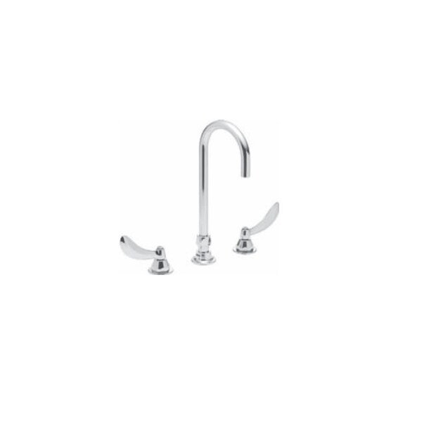 Dual Handle Two Handle 8In Below Deck-Mount Faucet, Chrome 3 Hole