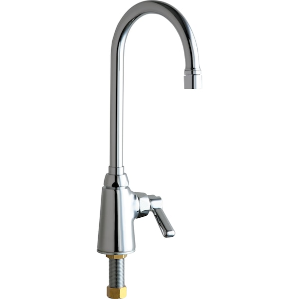 Manual Pantry Sink Faucet, Single Hole Mount, Chrome plated 1 Hole