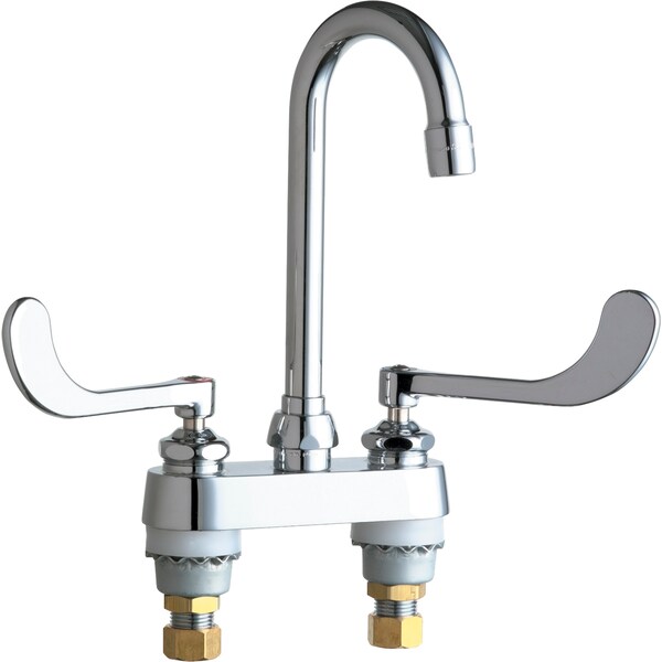 Manual Bar/Pantry Faucet, 4" Mount, Chrome plated