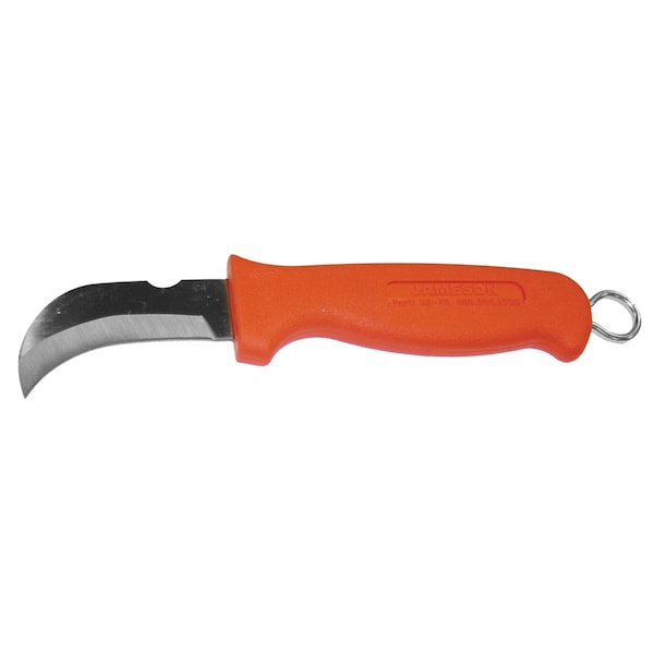 Hawkbill Cable Splicer Knife, Orange Han