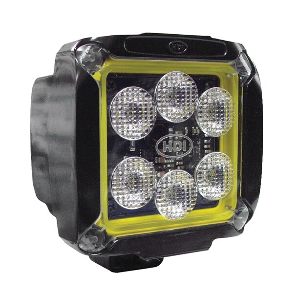 HDI Series 33-watt LED Equipment Light, Spot/Wide Beam, 3000 lumen