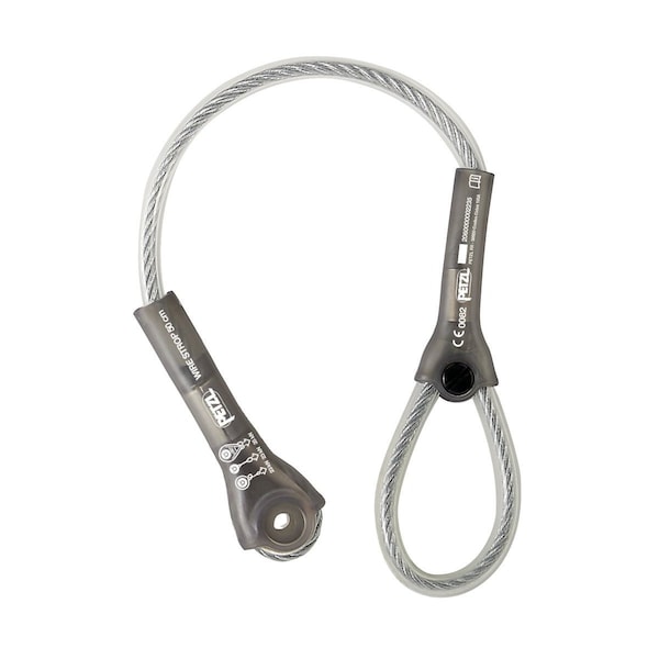 WIRE STROP Anchor Strap, 50 cm, 6.5 mm Diameter Galvanized Steel with Two Sized Terminations