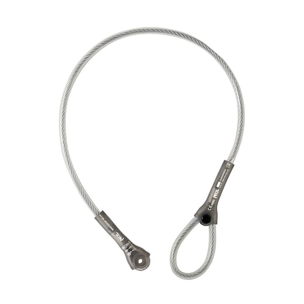 WIRE STROP Anchor Strap, 100 cm, 6.5 mm Diameter Galvanized Steel with Two Sized Terminations