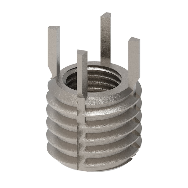 Key Locking Thread Insert, Heavy Wall, 4 Keys, 3/8"-24 Int Thrd Sz, 9/16"-12 Ext Thrd Sz, 10 PK