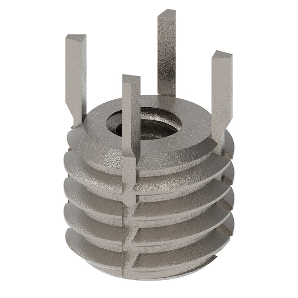 Key Locking Thread Insert, Heavy Wall, 4 Keys, No. 10-24 Int Thrd Sz, 3/8"-16 Ext Thrd Sz, 10 PK