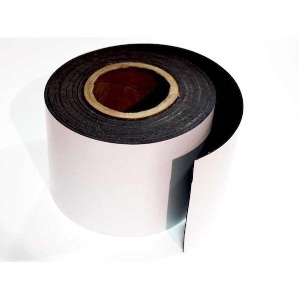 Magnet-Strip, .030", 2"x50, White, Dry Erase