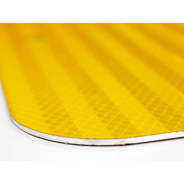 EGP Refl Alum, .080", 24"x18", Yellow, 1-1/2"