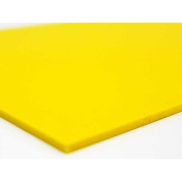 PVC-Board, Yellow, 24"x48"