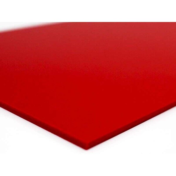 PVC-Board, Red, 24"x48"