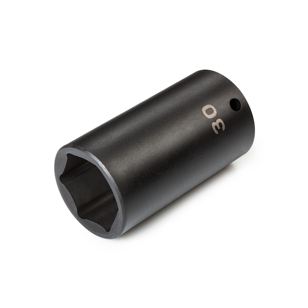 1/2 Inch Drive x 30 mm Deep 6-Point Impact Socket