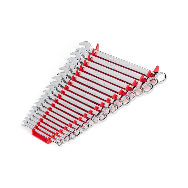 Combination Wrench Set with Rack, 19-Piece (6 - 24 mm)