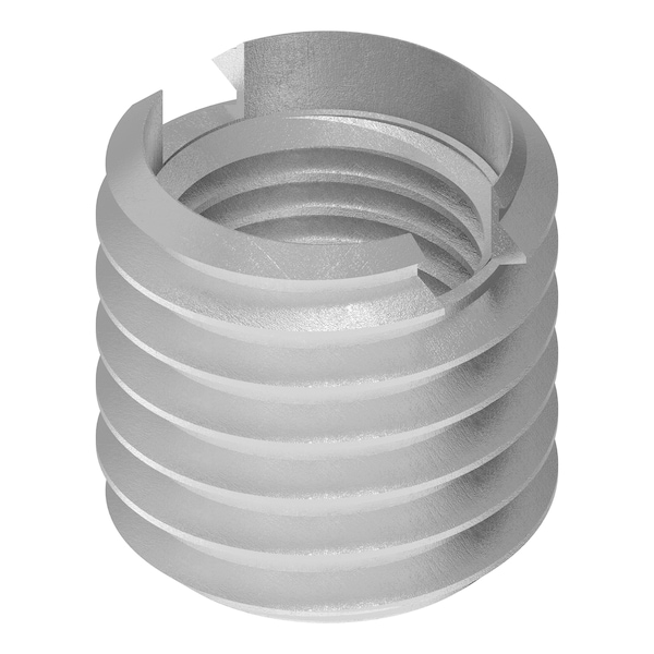Thin Wall Self Locking Thread Insert, 7/16"-20 Int Thrd Sz, 18-8 Stainless Steel