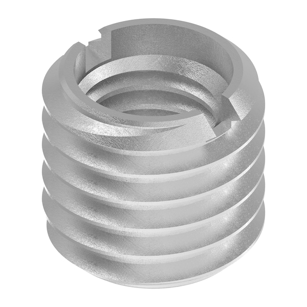 Standard Wall Self Locking Thread Insert, M10-1.50 Int Thrd Sz, 18-8 Stainless Steel